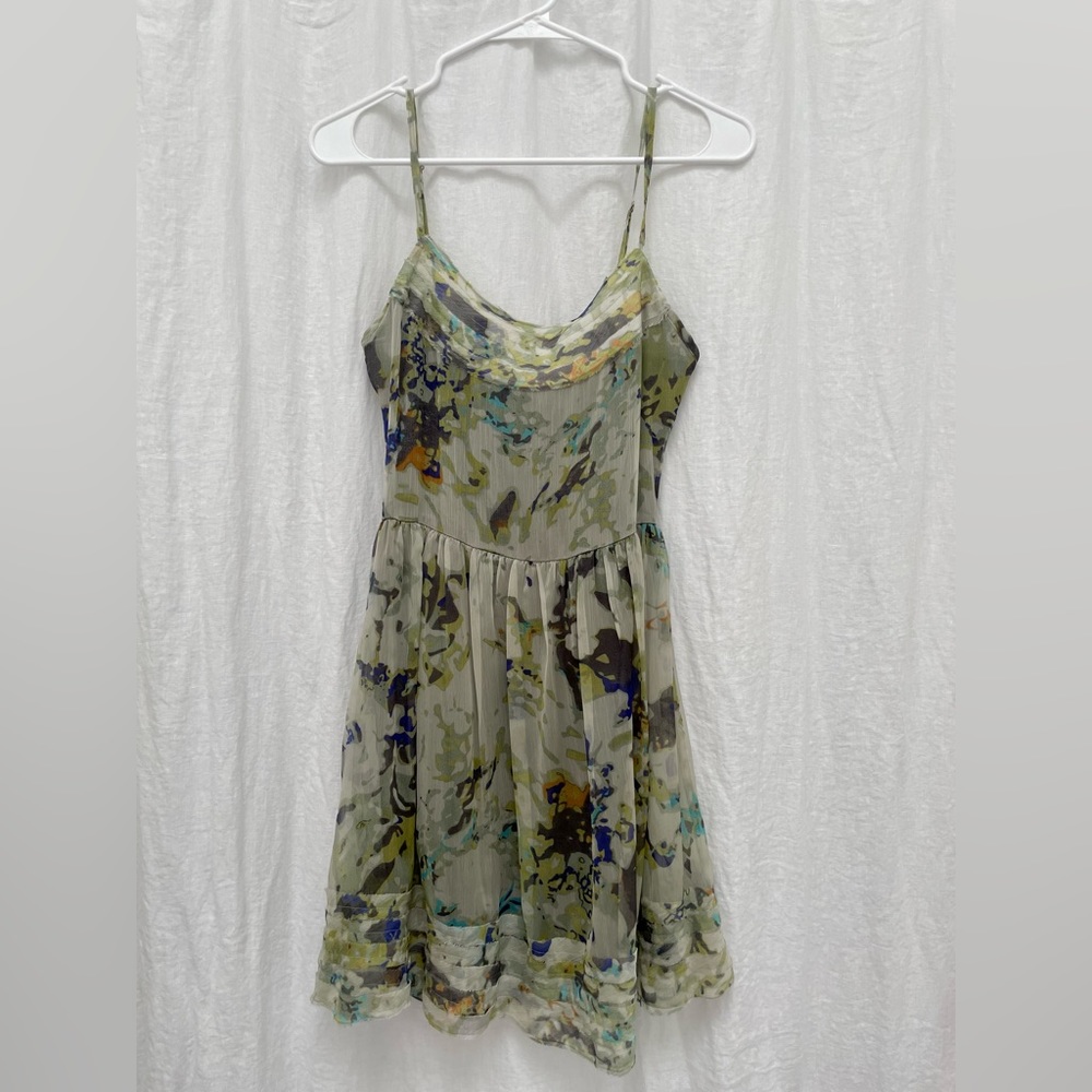 Anthropologie Flowy Mini Dress by Willow and Clay
